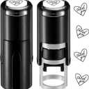 Supervitae 2 Pack Thank You Print Stamps Ink Stamper Mini Self Inking Stamps for Classroom Party Educational Learning Activities Craft Supplies
