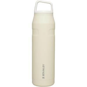 Stanley IceFlow Cap and Carry Water Bottle | Wide Mouth Twist Lid | Lightweight & Leakproof for Travel & Sports | Insulated Stainless Steel | BPA-Free (Cream Glimmer)