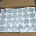 48 Pack Clear Votive Candle Holders, Vintage Glass Candle Holder for Floating Candle, Tealight Candle Holder for Table Centerpieces Home Bridal Shower Birthday Christmas Wedding Table Decor(48)