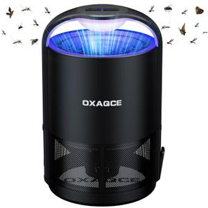 Fly Traps, Fruit Fly Trap Indoor, Gnat Traps, Bug Zapper Indoor,Mosquito Traps with 10 Sticky Glue Boards, White