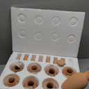 8pcs Ollas Self Watering Terracotta Planter Terra Cotta Clay Watering Spikes for Indoor Outdoor Plants - Large Reservoir Bulbs