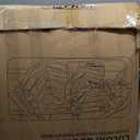 CAR PASS Bling Leather Car Seat Covers & Black Nappa Leather Calfskin Seat Cushioned Protector, Waterproof Anti-Slip Universal Fit SUV Truck Sedan, Glitter Sparkly Shining Rhinestone, Silver Diamond (Full Set)