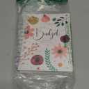 Paper Junkie Floral Monthly Budget Planner, Bill Organizer with 24 Pockets, Debt Payoff Tracker, Payment Checklist (5 x 7 In Budget Notebook)