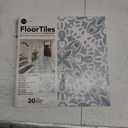RoomMates FT4597BX Amalfi Green Peel and Stick Floor Tile,  12 x 12 x 0.05 inches