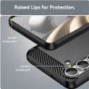 Case for Galaxy S25 FE Case, for Samsung S25FE 5G, Slim Thin Phone Cover TPU Soft Back Cases Anti-Scratch Shockproof Protective Cover for Samsung Galaxy S25 FE Black