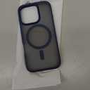 TORRAS for iPhone 16 Pro Case Translucent Matte Blue | Compatible with MagSafe, Military Grade Drop Protection, Stronger Magnetic, Shockproof Airbag, Color Button, Slim Anti-Scratch