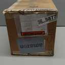 NICREW 2.5 Gallon Nano Nature Aquarium Kit, Ultra-Clear Rimless Desktop Fish Tank with Light and Filter, Perfect for Small Fish, Shrimp, or Betta, Basic Version, Black