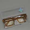 VISOONE Blue Light Blocking Glasses with TR90 Rectangle Frame and Chic Preppy Look for Women Men RIVER