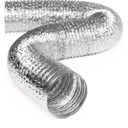 HVAC Premium 12" Aluminum Hose Flexible Air Duct Pipe for Rigid HVAC Flex Ductwork - 25 ft Long 50+ bought in past month