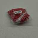 YIMISAN Women's Ribbed Bikini Sets One Shoulder Top with Mid Waist Two Piece Bathing Suit (Red)