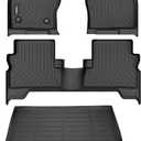 ANBINGO®- Floor Mats & Cargo Liner for Ford Escape 2013-2019 All Weather Floor Mats Set Custom for Escape Full Set Floor Liners for Escape Accessories Black