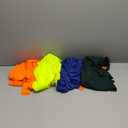 Men UPF 50+ Sun Protection Breathable T Shirt Long Sleeve Workout T-Shirts with Hood (Medium, 4pcs Mix (Yellow/Orange/Blue/Green))