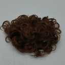 Baruisi Mens Short Curly Wig Light Brown Fluffy Cosplay Costume Hair Wig