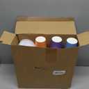 URATOT 60 Pieces 9 Ounce Disposable Paper Cups Party Cups Drinking Cups for Party, DIY and Holiday, 6 Colors