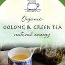 TBT - Totally Bold Tea - Oolong and Green Tea - Natural Energy - Caffeine - 30 pyramid whole leaf bags. (EXP 09/30/26)
