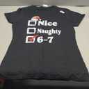 Nice Naughty 6 7 Meme 67 Christmas Six Seven Xmas Boys Kids TShirt, S