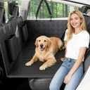 Dog Back Seat Extender, Hard-Bottom Backseat Bridge for Cars & SUVs