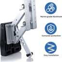 Marinebaby Boat Outboard Motor Bracket, Aluminum Boat Engine Support 20 HP