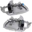 APPERFiT Interior Door Handle w/Bezel Kit (Gray) Compatible with 1995-2002 Chevy Chevrolet GMC Truck C1500 C2500 C3500 K1500 K2500 K3500 Suburban Tahoe Yukon Replaces 15708043 15708044