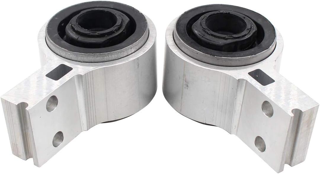 NewYall Pair Front Lower Rearward Suspension Control Arm Bushing with Bracket Housing for Ford Explorer 2011-2019 Police Interceptor Utility 2013-2019 Left Driver and Right Passenger Side
