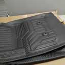 Mixsuper Front Floor Mats for 2015-2022 Colorado/GMC Canyon (Ext, Dbl & Crew Cabs) All Weather Floor Liners 1st Row Set Black