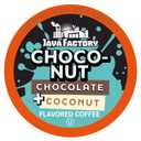 Java Factory Coffee Pods Choconut, 40 Count - Chocolate Coconut Flavored, Compatible with Keurig K Cup Brewers, Tropical Delight for Coffee Lovers - 2 pack