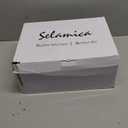 Selamica Ceramic 8 oz Cappuccino Cup Set with Saucers, Espresso Coffee Cups, Latte Macchiato for Party Cafe Home, Set of 6, Assorted Colors