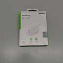 Belkin 40W Dual Port USB C Wall Charger Block - USB C Fast Charging for Apple iPhone, iPad, Samsung Galaxy Phone, & More - Programmable Power Supply Tech - Folding Prongs - White