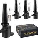 Set of 4 Ignition Coil Pack and Spark Plugs Fits for Ford Fusion Escape C-Max Transit Connect Lincoln MKZ Mercury Mariner Milan 2010 2011 2012 2013 2014 2015 2016 2.5 2.0 L4 Replaces# DG507