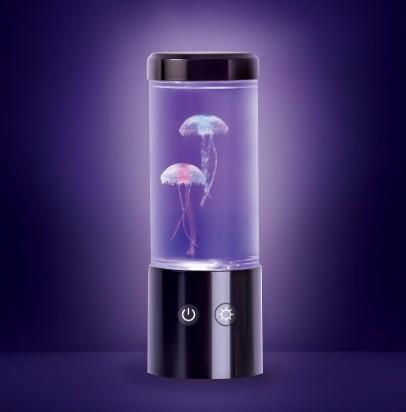 Merkury Innovations Jellyfish Night Light Lamp Motion & Multicolor Leds - Easy Mode Switching, USB Powered - 9" Merkury Innovations Jellyfish Night Light Lamp Motion & Multicolor Leds - Easy Mode Switching, USB Powered - 9"