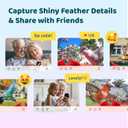 Birdfy Hummingbird Feeder with Camera, Auto Record Bird Video, Instant Notification, Live View, Smart Hummingbird Feeders for Outdoors Hanging, Ant Bee Proof, 14oz, Easy to Clean, Gift for Bird Lovers