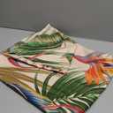 Tropical Shower Curtain, Colourful Leaves Floral Palm Leaf Hawaiian Botanical Plant Bathroom Decor, Waterproof Cloth Fabric Bath Curtain with Hooks 72 x 84 inch (Beige)