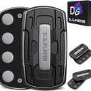 Fidget Toys Adults - Sound & Silent Handheld Cool Fidget Slider - Metal Sensory Toys for Adults Stress Relief, Focused, Anxiety, Time Passing - Travel, Classroom, Office, Car, Home (Black)