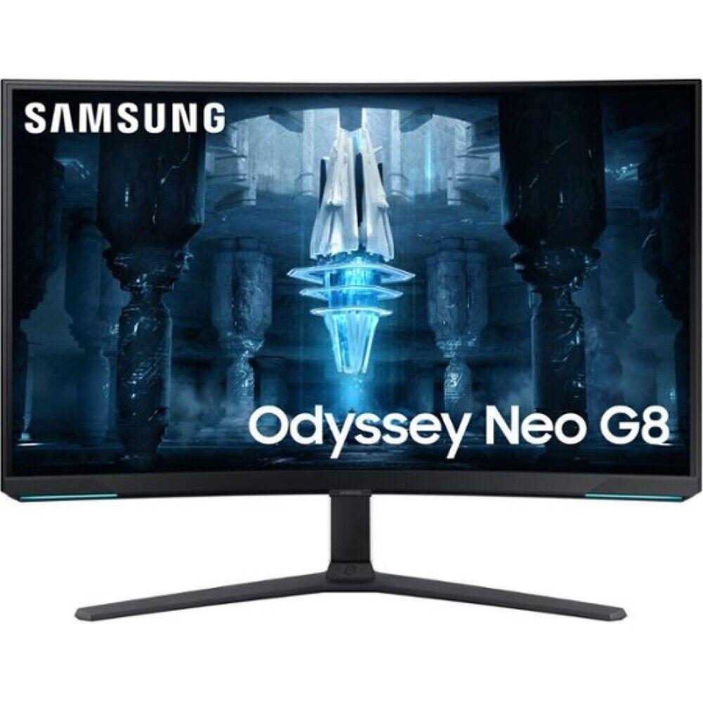 SAMSUNG 32" Odyssey OLED G8 (G80SD) Series 4K UHD Smart Gaming Monitor 240Hz 0.03ms Glare Free Display Gaming Hub Adjustable Sleek Metal Design LS32DG802SNXZA 2024