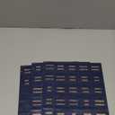 UPAFEXXI-Leather Bible Tabs, Bible Tabsfor Women and Men(Gold Foil Lettering) Large Print Stickers, Easy to Read and Apply, 80 Chapters Labels for Easy Navigation (Dark Blue)