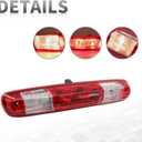 High Mount Stop Third Brake Light Cargo Lamp 25890530 Compatible with 2007-2013 Silverado Sierra 1500 2500HD 3500HD (Red 3 Pin)