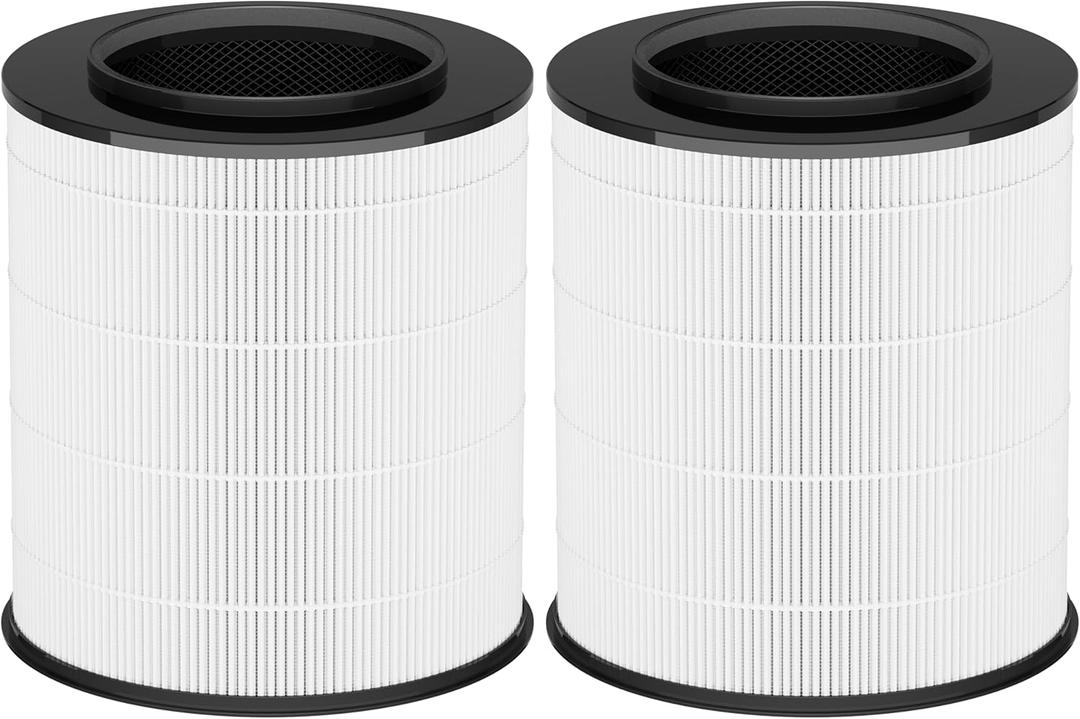 12030 Filter Replacement, Compatible with Clorox Medium Room Air Purifier 11030 & 11031, 1,000 Sq. Ft. Capacity, 2Pack (12030 Filter)