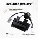 FUSCH Outside HDL Lock Assembly Back Hatch Release Switch Trunk Button Hatch Release Button Compatible with Hyundai Veloster 2012-2017 with Camera Replace#:81260-2V010