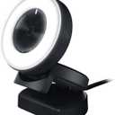 Razer Kiyo 1080p 30 FPS/720 p 60 FPS Streaming Webcam with Adjustable Brightness Ring Light, Built-in Microphone and Advanced Autofocus