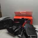 Pryfey Leg Massager with Heat and Compression, Foot Massager for Circulation and Pain Relief, 3 Timers, 12 Intensity, 6 Modes,3 Heating with Knee Massager,Mother's Day Gifts for Man Woman,Black