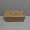 KuaiLu Women's Fluff Slippers Plantar Fasciitis Arch Support Platform Slippers Ladies Fashion Open Toe Faux Fur Sliders Womens House Slipper Size 8