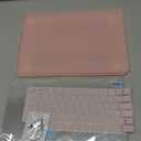 EooCoo Compatible with MacBook Air 13 inch Case M5 2026-2022 M4 M3 M2 Model A3449 A3240 A3113 A2681, Mac Air 13.6 inch Hard Shell & Keyboard Cover & Screen Film & Type-C, Matte Pink