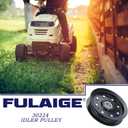 30224 Flat Idler Pulley Replaces Dixie Chopper 30224 Pulley, 30224 Idler Pulley, Rotary 9891 for Dixie Chopper X2400, LX200, LT2700, 42", 50", 60" and 73" Decks
