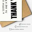 A Little Card to Say a Big Thank You Appreciation Greeting Card