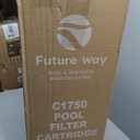 Future Way C1750 Pool Filter Cartridge Replacement for Hayward C1750, Replace for Hayward CX1750RE, Pleatco PA175, Unicel C-8417, Filbur FC-1294, 175 sq. ft