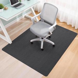 Office Chair Mat for Hard Floors,48"x60" Anti-Slip Waterproof Hardwood Floor Chair Mat,Heavy Duty Floor Protector Rolling Chairs for Home Office(Grey), PVC 48"x60"