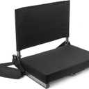 Cascade Mountain Tech Deluxe Stadium Seat, One Size, Black Ultra Padded