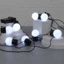 imprsv 8 LED Bulbs, White Bulbs Light Strings, Indoor Birthday Party Wedding Christmas Decorations for Light up Numbers Marquee Letters