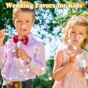 Bulk Mini Bubble Wands for Wedding 100 Count, Party Favors Supplies for Guest, Wedding Reception Send Off Activities Games for Kids & Adults, Non Candy Gift Bag Ideas Stuff for Engagement Anniversary