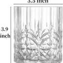 Eorbow 6 Pack Plastic Water Tumblers, 14 OZ Unbreakable Acrylic Whiskey Drinking Glasses, BPA-Free Clear Wine Cup, Shatterproof Drinkware Barware for Juice, Cocktail